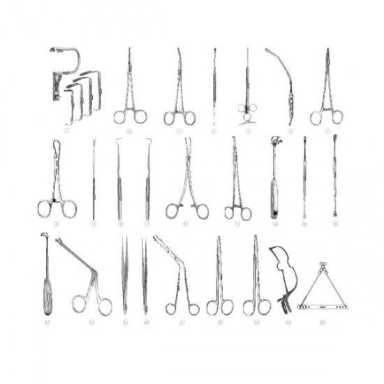 Tonsillectomy and Adenoidectomy Instrument Set