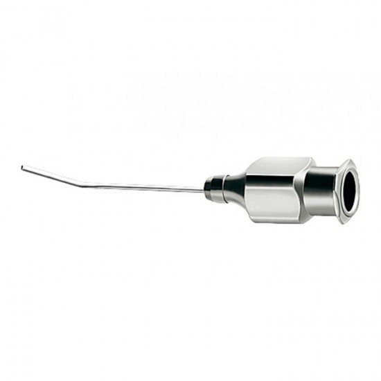 Hydrodissection Flattened Cannula 23g Angled
