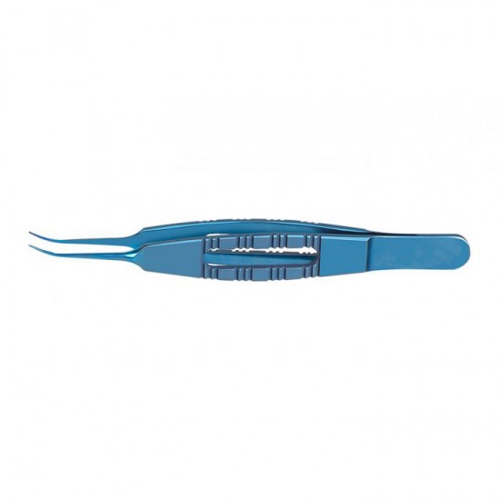 Bonn Corneal Fcps, Curved, 0.12mm, Titanium